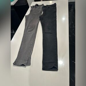 H&M men’s gray & black skinny jeans size 30 waist 32 length